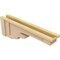 Ekena Millwork 5"W x 30"D x 10"H Thin Highland Rough Cedar Woodgrain TimberThane Corbel, Primed Tan CORUR05X30X10HLDRCPR - alternate 4